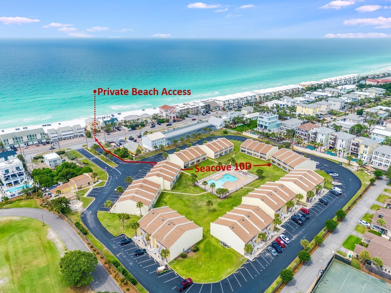 10 D, One Bedroom Condo Destin Exterior foto